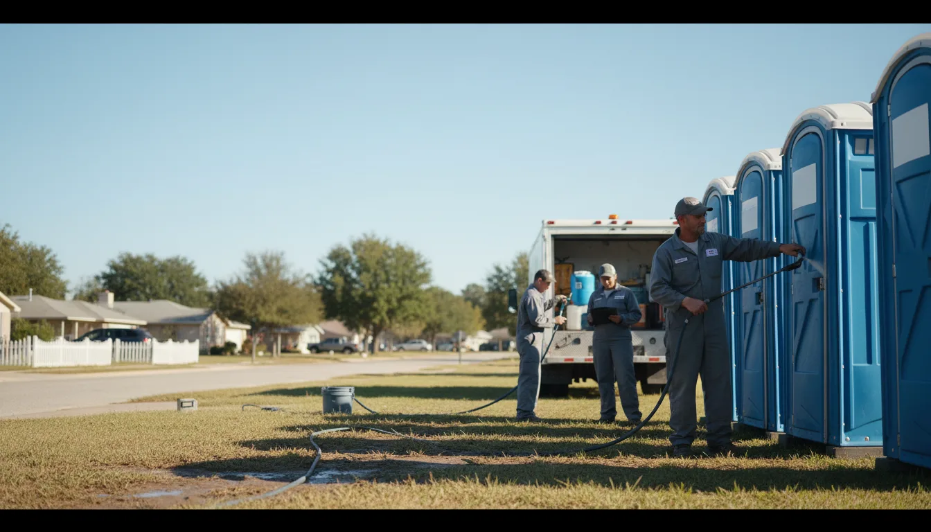 Long-Term Portable Toilet Rental in Adkins, TX near me